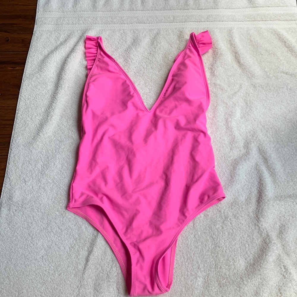 Pink One Piece Swimsuit